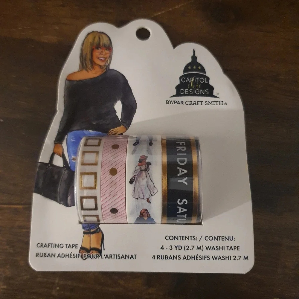 Capitol Chic Designs Craft Smith Planner Bundle Journals Stickers Washi Tape NEW